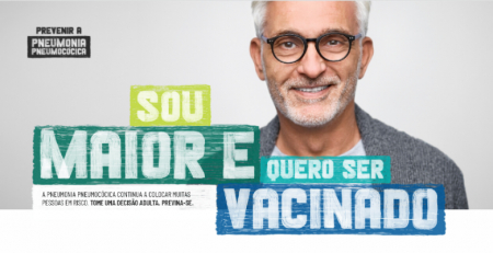 Pneumonia: SPP lança campanha "Sou maior e quero ser vacinado"