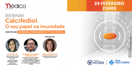 Saiba como pode assistir ao webinar “Calcifediol, o seu papel na imunidade”