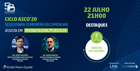 Em contagem decrescente para a sessão dedicada ao cancro do pulmão do Ciclo ASCO’20