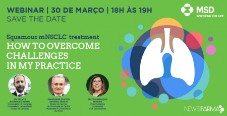 Assista ao webinar “Squamous mNSCLC treament – How to overcome challenges in my practice”