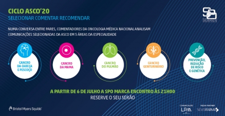 SPO promove Ciclo ASCO’20 em cinco sessões temáticas
