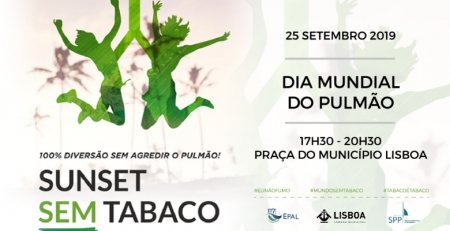 SPP organiza "Sunset sem tabaco" no Dia Mundial do Pulmão