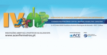 IV Jornadas de Cuidados Respiratórios em Enfermagem com inscrições até março