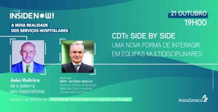 Acompanhe hoje o webinar "CDT’s side by side: Uma nova forma de interagir em equipas multidisciplinares"
